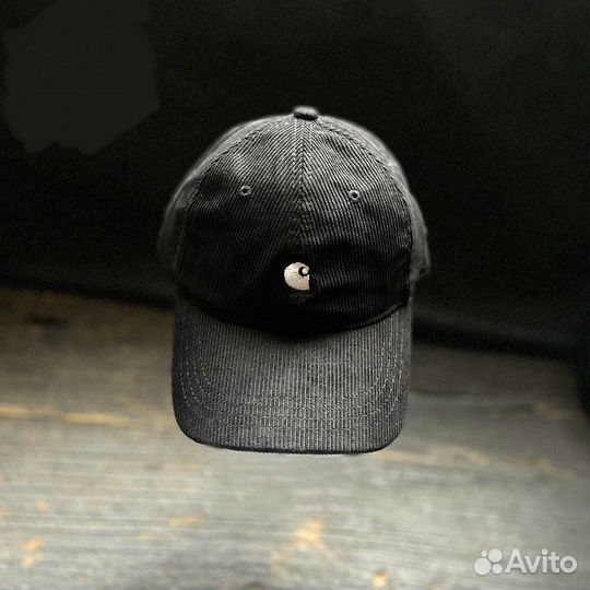 Кепка carhartt вельветовая черная