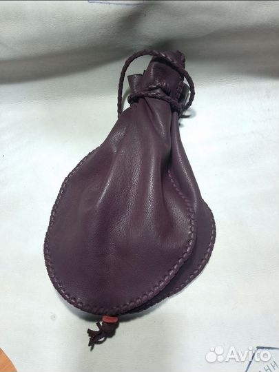 Огромный кожаный кисет для Татьяны