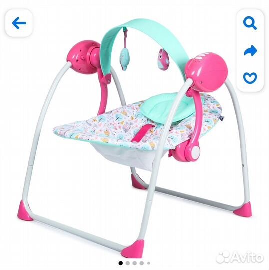 Электронные качели для новорожденных