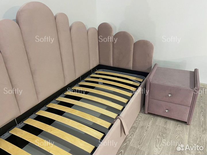 Детская кровать угловая