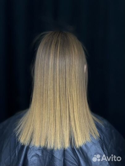 Кератиновое выпрямление волос модель