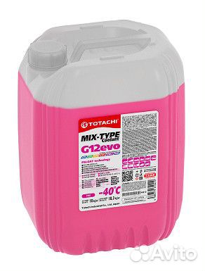 Антифриз totachi MIX-type coolant Pink -40C G12evo