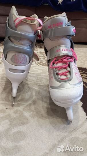 Коньки детские раздвижные