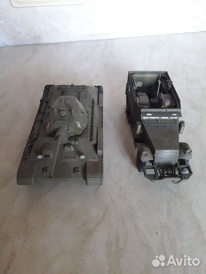 Модели танка Т34, M2A1half-Track