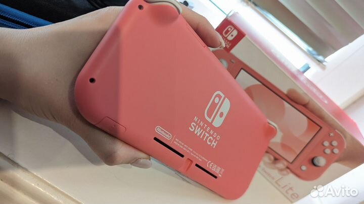 Nintendo switch lite новая прошитая 128гб