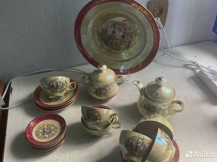 Чайный сервиз фарфор гдр