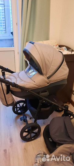 Шикарная коляска tutis nanni 3в1