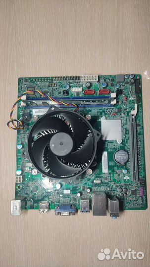 Комплект 1151 сокет + I3 7100 + 4 gb + б/п 220w