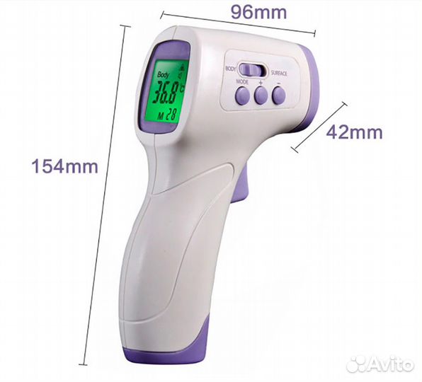 Цифровой инфракрасный термометр LM-6681