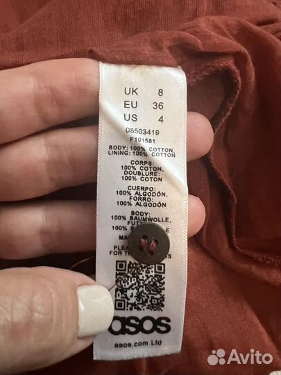 ASOS платье xs