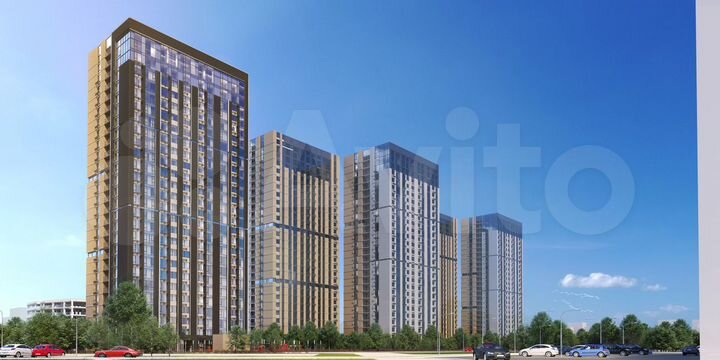 3-к. квартира, 66,9 м², 12/27 эт.