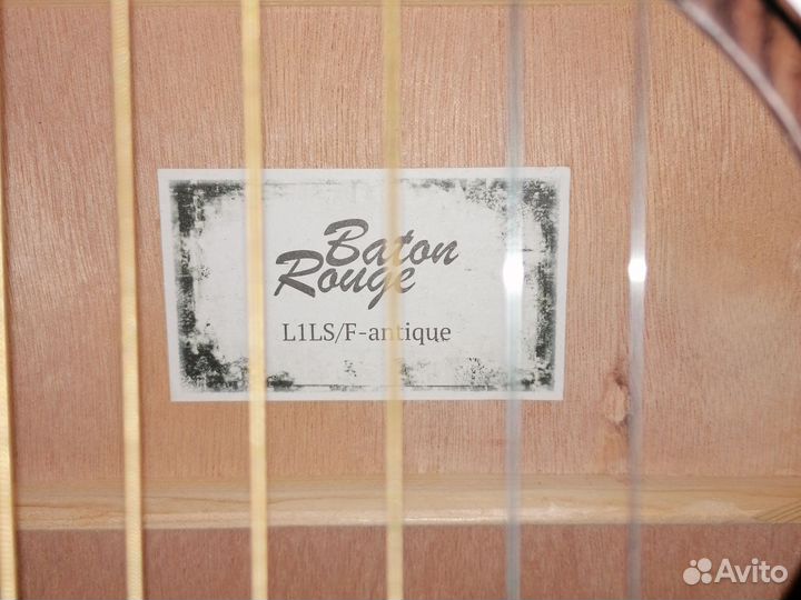 Акустическая гитара baton rouge l1ls/f-antique