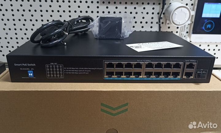 PoE коммутатор 16 портов VSW-L118p