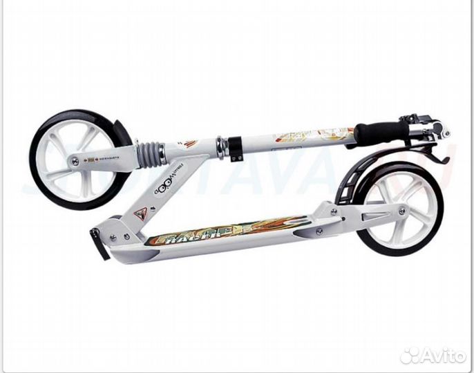 Самокат hello wood бу колеса 20см