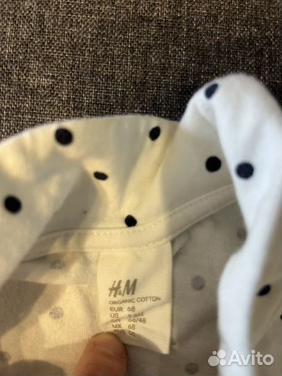 Платье боди для девочки 68 H&M