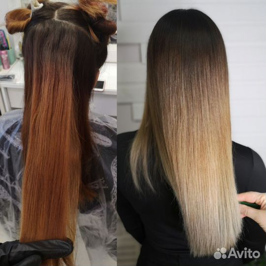 Модель на сложное окрашивание бесплатно