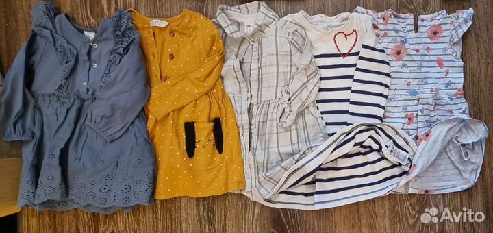 Пакет одежды на девочку 2-3 года. 86-95 рост