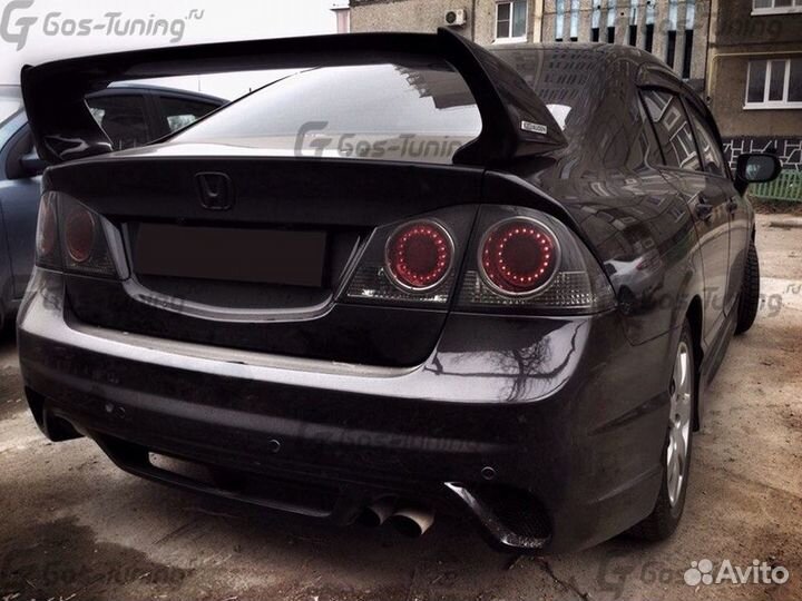 Тюнинг Спойлер Mugen на Honda Civic 4D