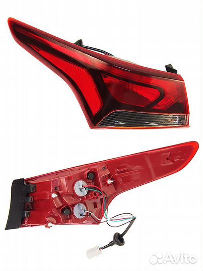 Фонарь внешний левый на Хендай Solaris 2 (2017 - н