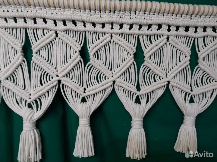 Макраме занавеска