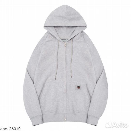 Зип-худи Carhartt WIP 2 серое