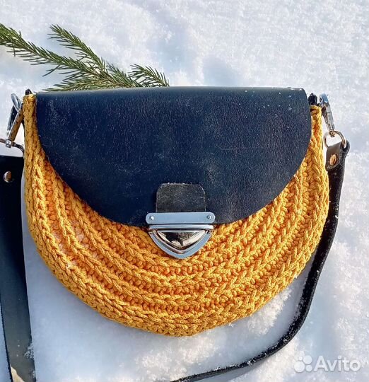 Сумка женская вязаная