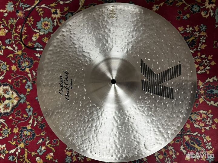 Zildjian k custom dark crash 18'