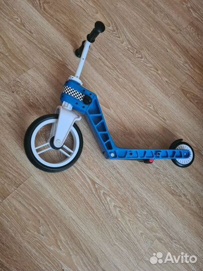 Самокат-беговел детский 2 в 1