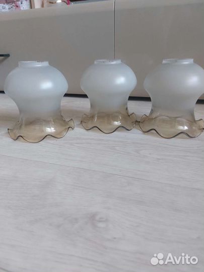 Плафоны для люстры 3 шт