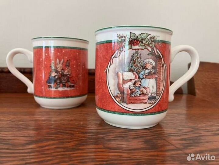 Villeroy boch foxwood tales Christmas кружка