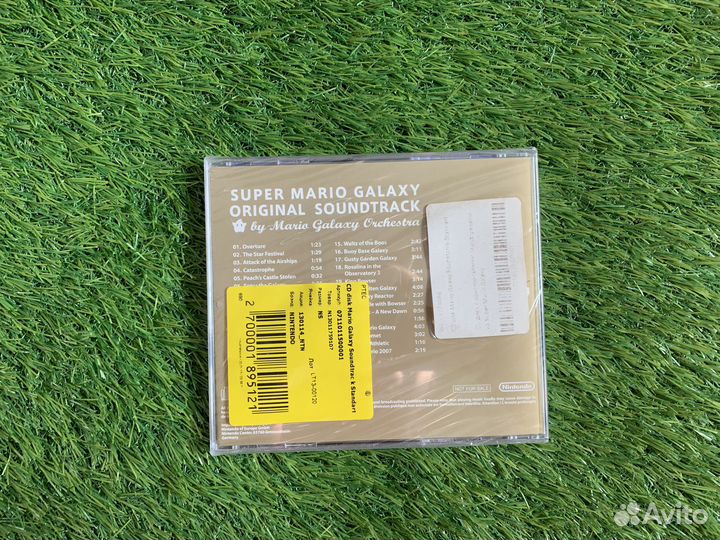 Super mario galaxy ost запечатанный