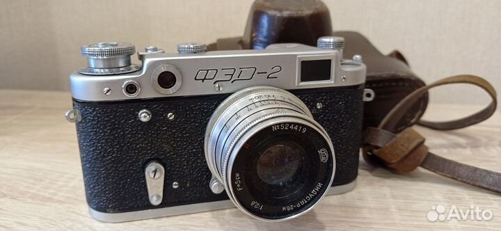 Фотоаппарат фэд-2, Индустар 26М в родном чехле