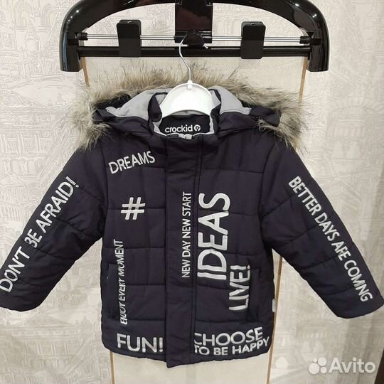 Куртка зимняя Crockid 98-104 см