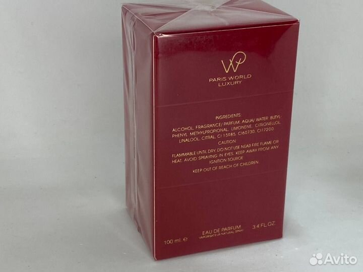 Парфюм Paris World Luxury 24K Supreme Rouge