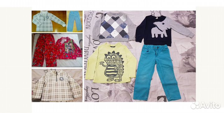 Комплект флисовый, пижама, кофты, джинсы, джемпер