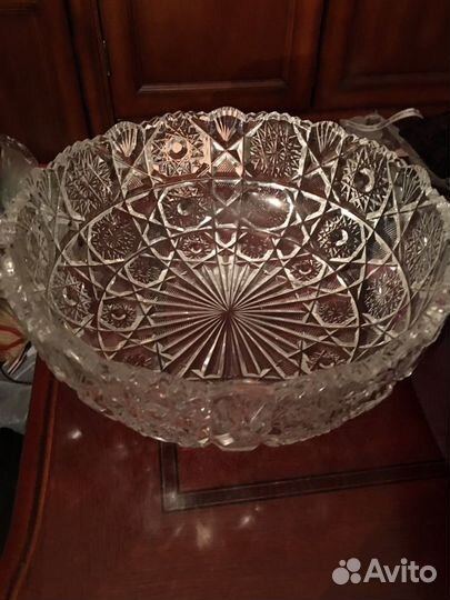 Фруктовница. Хрусталь. Сахарница.Польша
