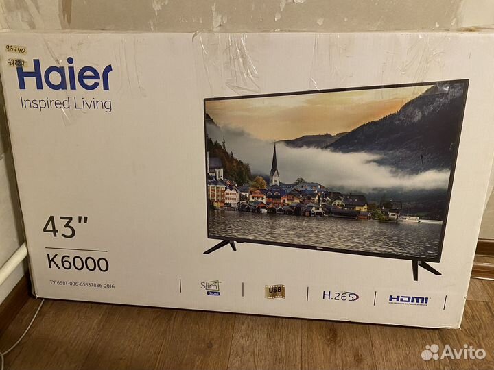 Телевизор haier le43k6000sf