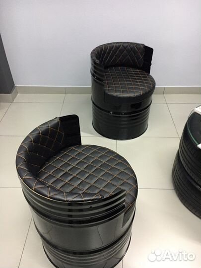 Мебель из бочек