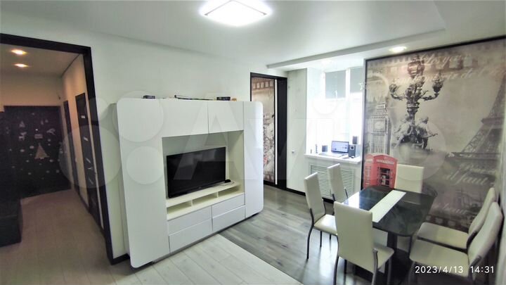 3-к. квартира, 57,5 м², 1/2 эт.