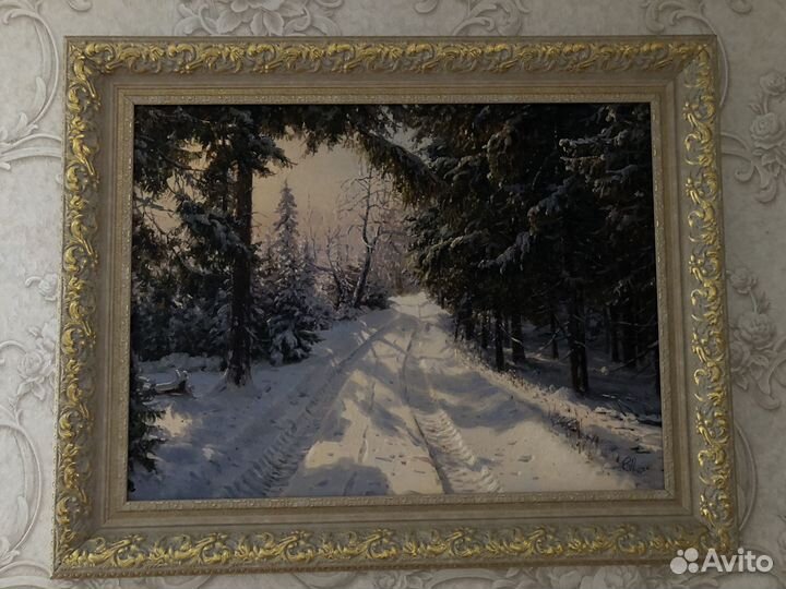 Картина маслом на холсте пейзаж