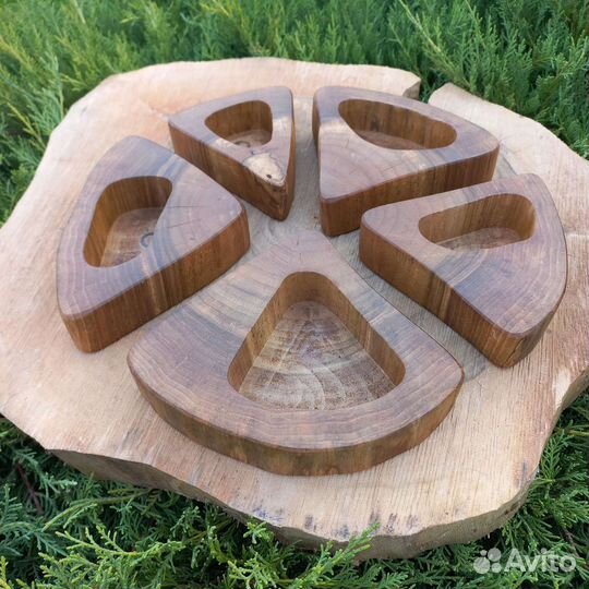 Деревянные подсвечники