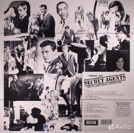 Roland Shaw And His Orchestra / Themes For Secret Agents (LP)