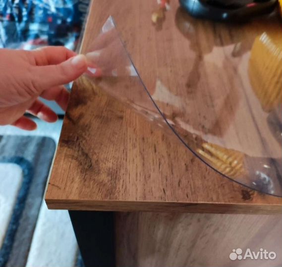 Скатерть Dekorelle, 0.8 мм, гибкое стекло