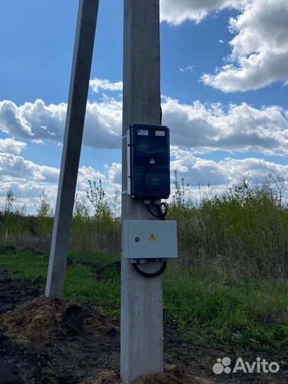 Подключение электросети на участок ижс