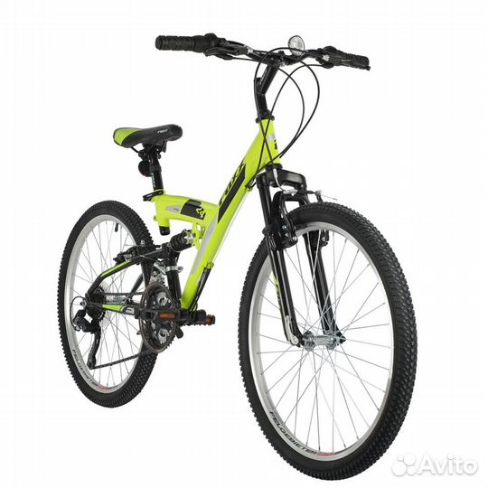 Велосипед Foxx attack 24” V рама 14” зелёный154832