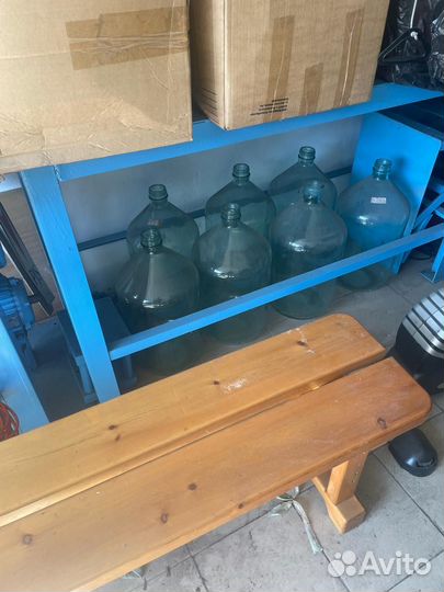 Стеклянные бутыли 20л