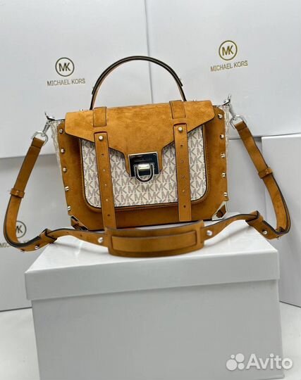 Сумка MK Michael Kors замша канва