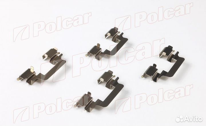 Монтажный комплект тормозных колодок на Citroen C5