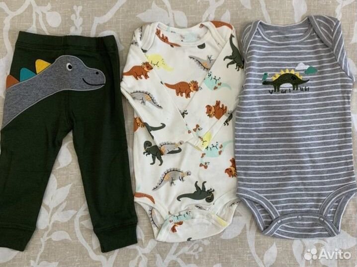 Боди комплект на мальчика 62-68