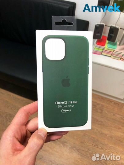 Чехол на iPhone 12 / 12 Pro (Lux копия) Зелёный